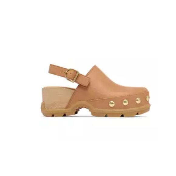 NEW SOREL ROAM'N CLOG RVT Tawney Buff, GUM Women's Size 9.5 - Picture 2 of 7